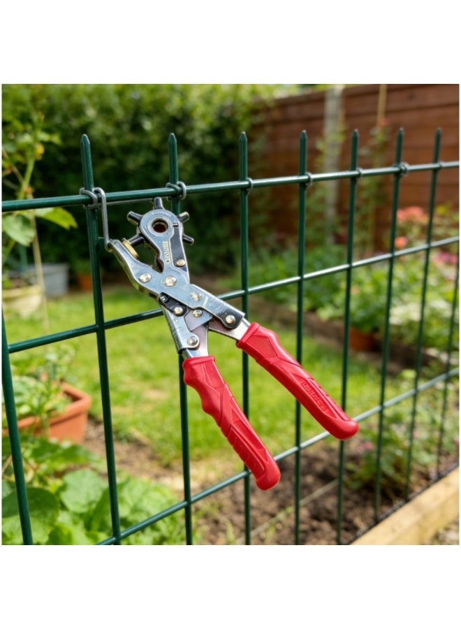 Hole punching tool, suitable for belts, watch straps, dog collars, saddles, fabrics, DIY home or craft projects, rotary quick-adjusting pliers. - Image 3